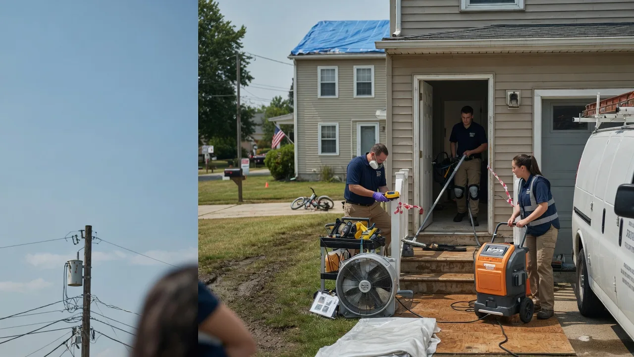 Water Damage Repair in Center, ND near me